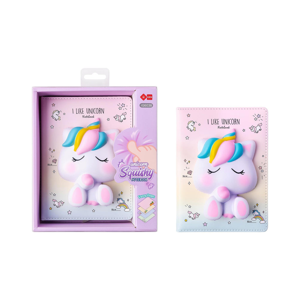 Squishy Notebook 128fogli Unicorno