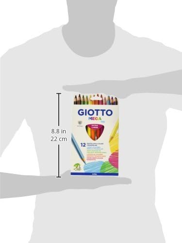 Mega-Tri Matite Pastelloni Colorati 12pz Giotto