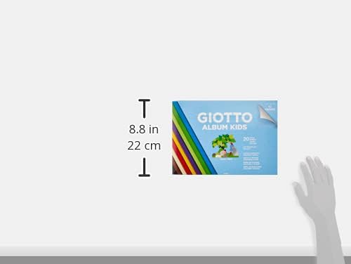 Album Kids 20 fogli 120gr A4 cartoncini colorati Giotto