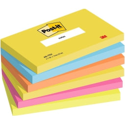 Post It Notes 76x127mm riposizionabili colori forti 3M