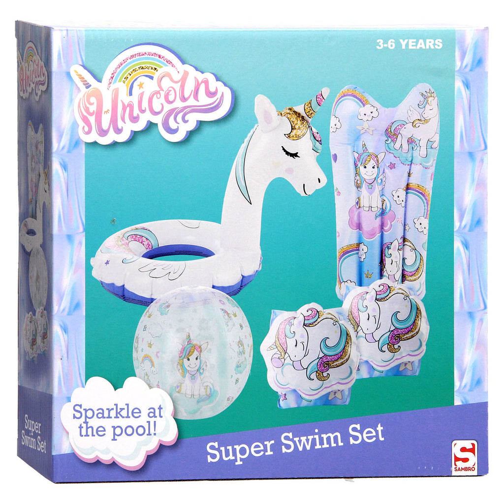 Set Gonfiabili Piscina Unicorn Sambro