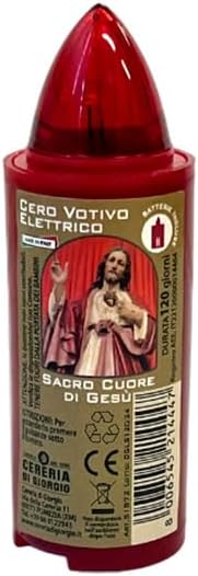 Cero Lumino elettronico Sacro Cuore di Gesù