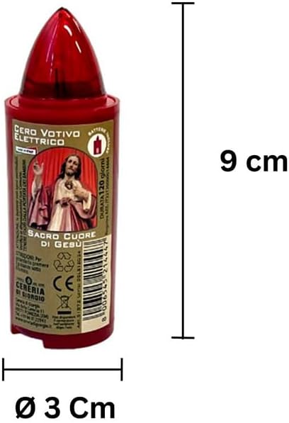 Cero Lumino elettronico Sacro Cuore di Gesù