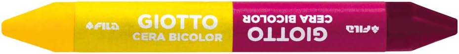 Pastelli Cera Bicolor 12pz Giotto