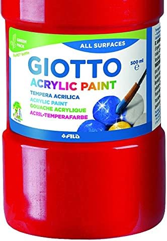 Tempera 500ml Rosso scarlatto Acrilico Giotto