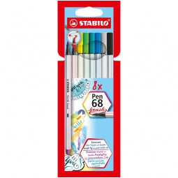 Pen 68 Brush 8pz Stabilo