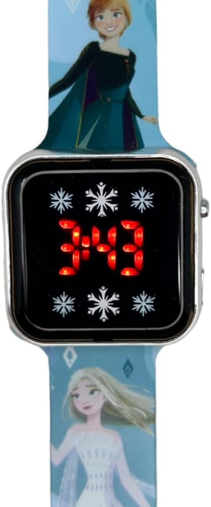 Orologio da Polso Digitale Led Frozen per Bambino e Bambina Cartoon