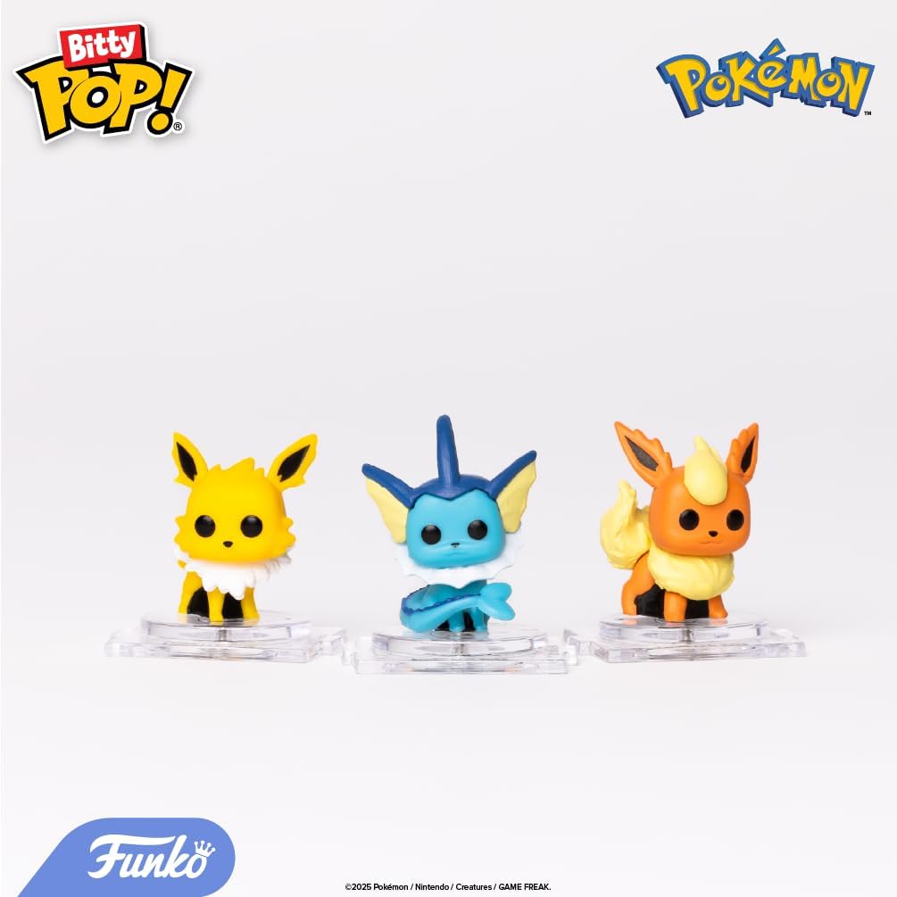 Bitty Pop! Pokémon Squirtle, Eevee, Growlithe, Psyduck Funko