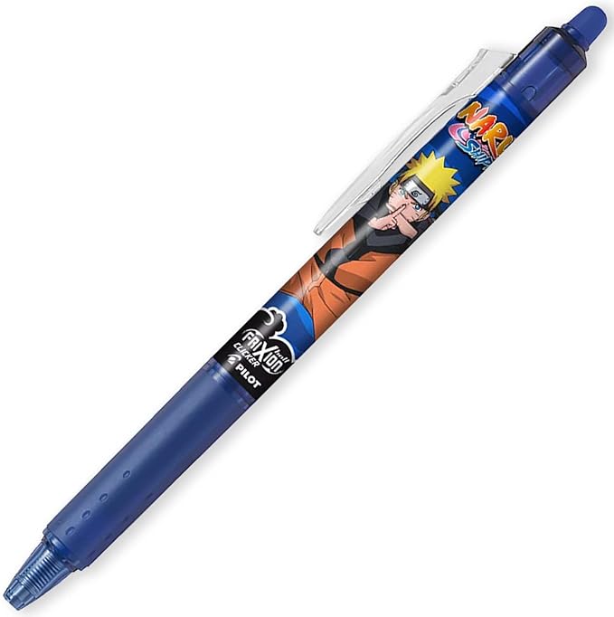 Sfera Frixion Clicker Blu cancellabile Pilot 0.7mm Naruto