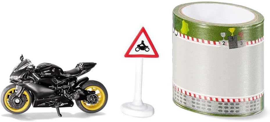 Modellino Moto Ducati Panigale con Pista Siku 1601