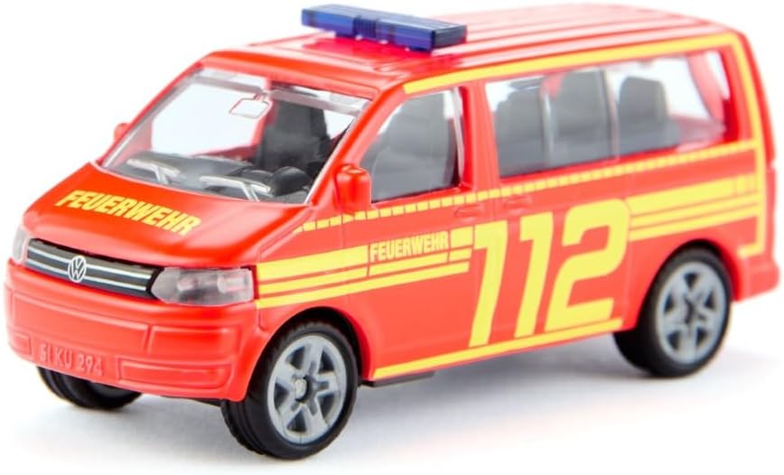 Modellino VW T5 Comando dei vigili del fuoco Siku 1547