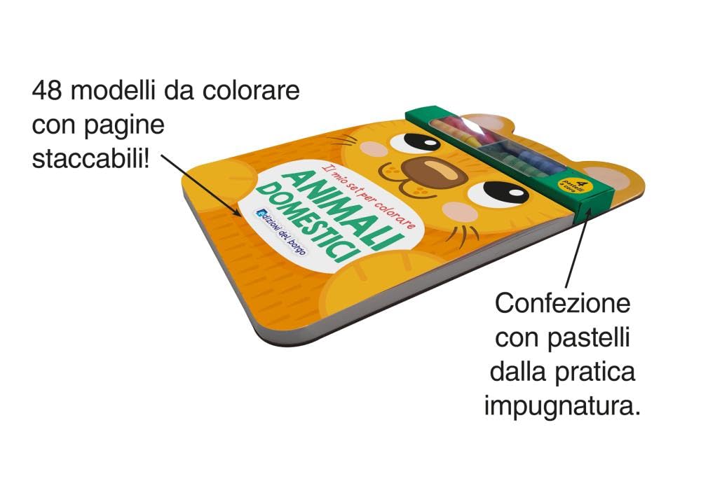 Animali selvaggi. Il mio set per colorare. Ediz. a colori