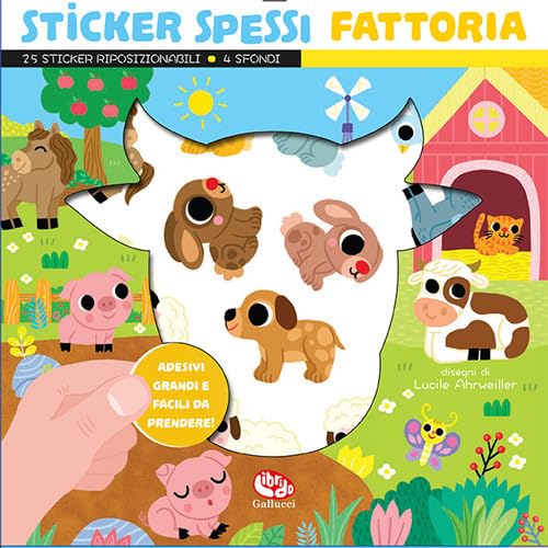 Fattoria. Sticker spessi. Con 25 stickers - Lucile Ahrweiller