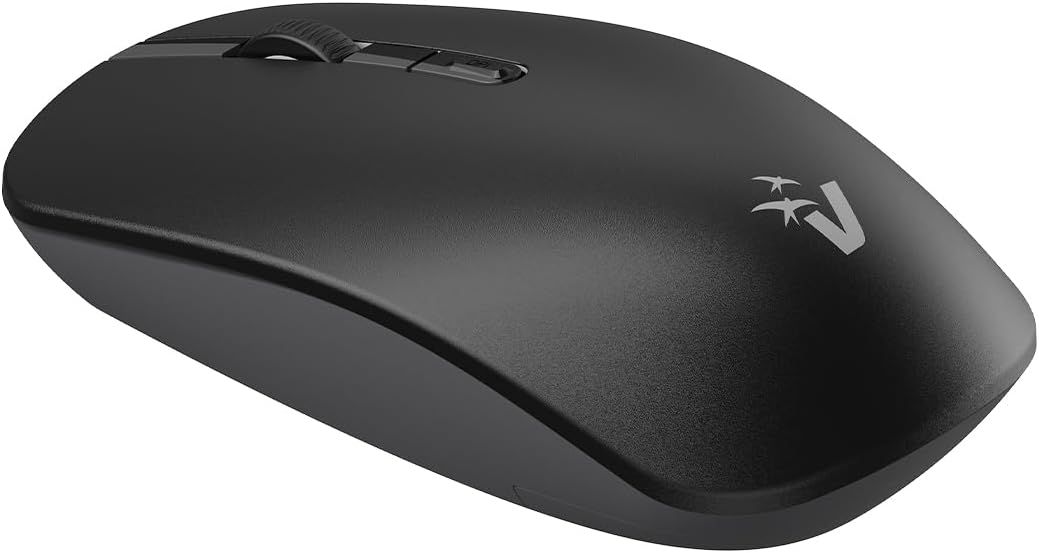 MW-10 Mouse Wireless Ottico Silenzioso 2.4GHz Nero VulTech