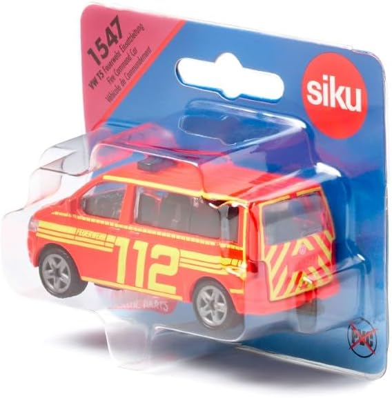 Modellino VW T5 Comando dei vigili del fuoco Siku 1547