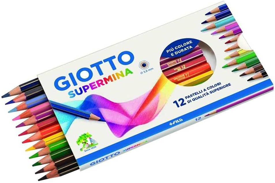Supermina 12pz matite Pastelli Giotto