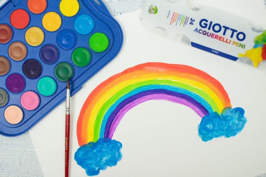 Acquerelli Tempere Ad Acquerello 24 colori Giotto