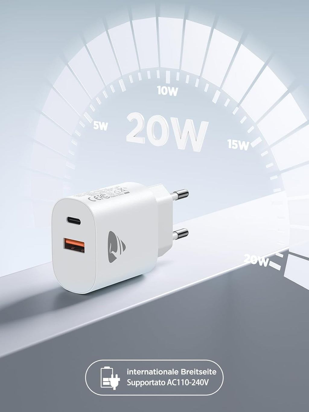 Caricatore Usb Tipo C ricarica rapida Yosou