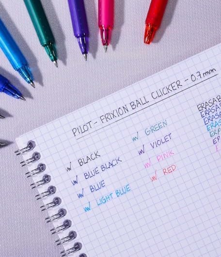 Sfera Frixion Clicker Azzurro cancellabile Pilot 0.7mm