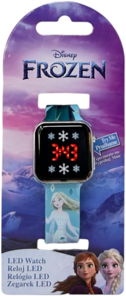 Orologio da Polso Digitale Led Frozen per Bambino e Bambina Cartoon
