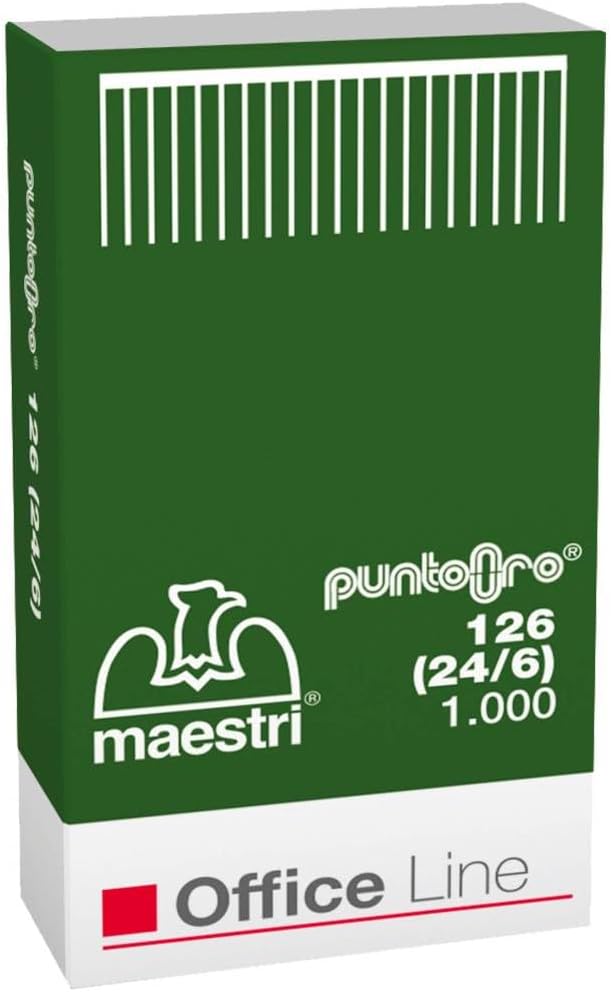 Punti Metallici 126 per pinzatrice PuntoOro