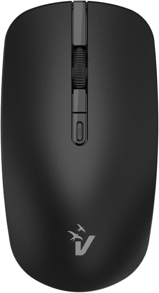 MW-10 Mouse Wireless Ottico Silenzioso 2.4GHz Nero VulTech