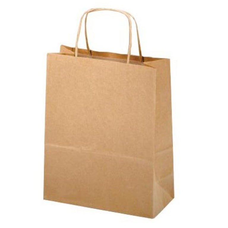 Shopper 16x21x8cm Manici Ritorti Avana