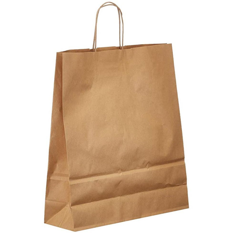 Shopper 36x41x12cm Manici Ritorti Avana