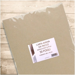 Foglio singolo Carta da Pacco 100x140cm Avana