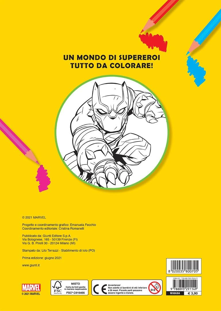Eroi in città. Marvel Super Hero Adventures. Primo album da colorare. Ediz. a color