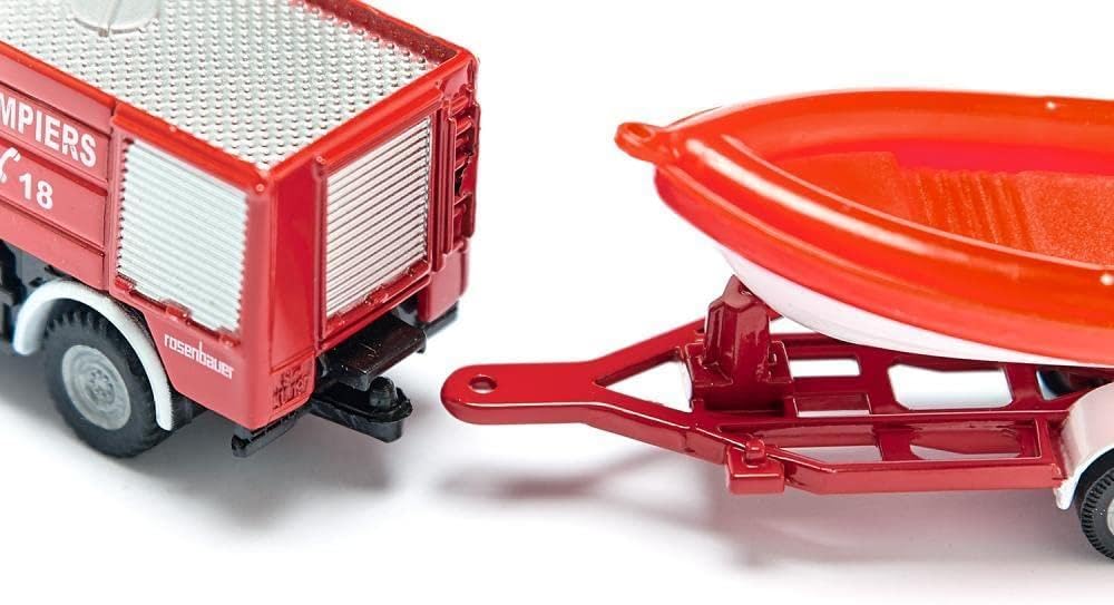 Modellino Camion dei Pompieri con Barca Siku 1636