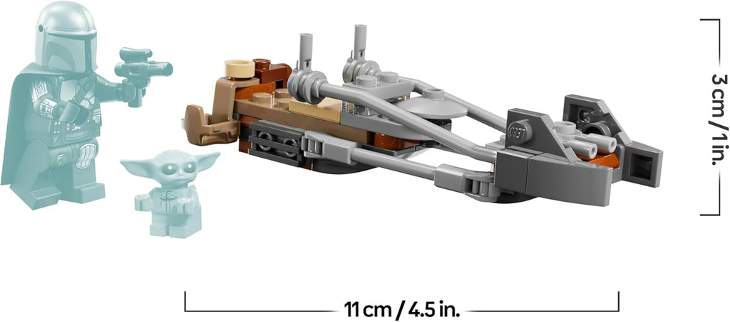 Lego Star Wars 75436 Speeder bike del mandaloriano e di Grogu