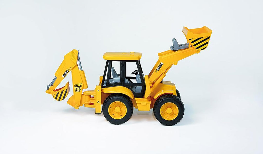 Terna JCB 4CX con benna frontale 02428 Bruder