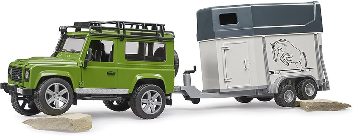 Land Rover Rimorchio Cavalli 02592 Bruder