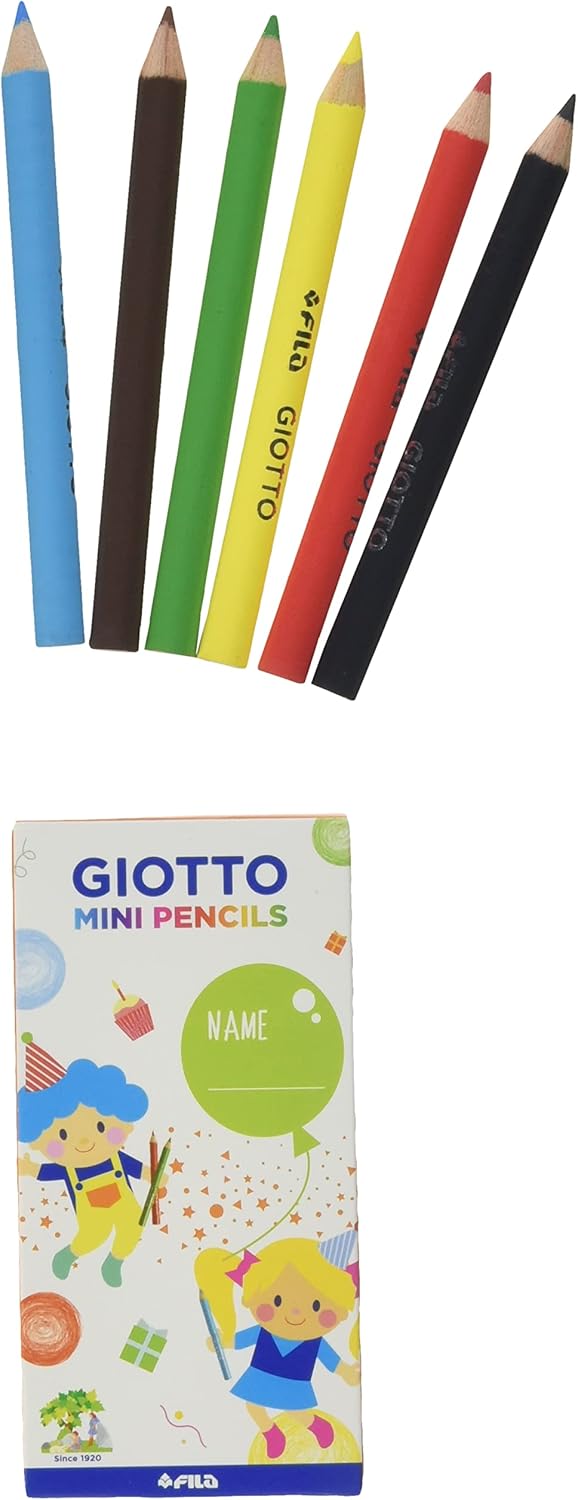 Party Set Mini Pencils, 10 astucci da 6 mini matite Giotto