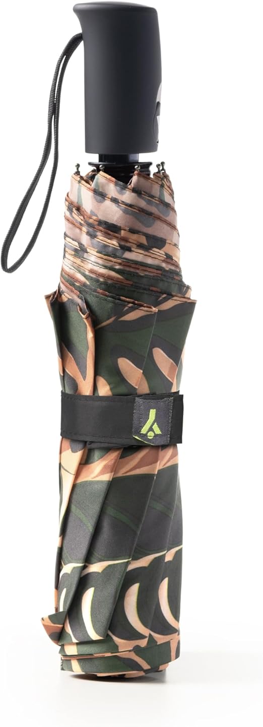 Ombrello Automatico Pattern Marrone Foresta Ready