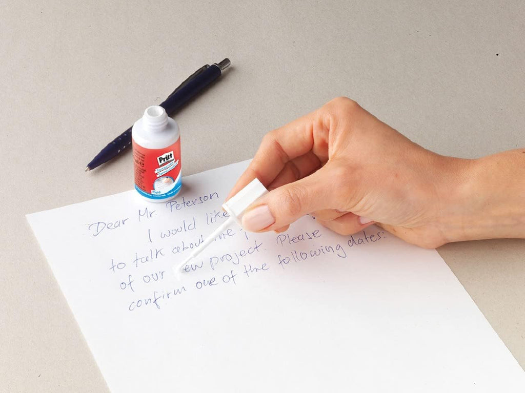 Correttore Liquido a pennello 20ml bianchetto Pritt