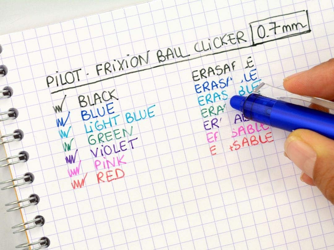 Sfera Frixion Clicker Nero cancellabile Pilot 0.7mm