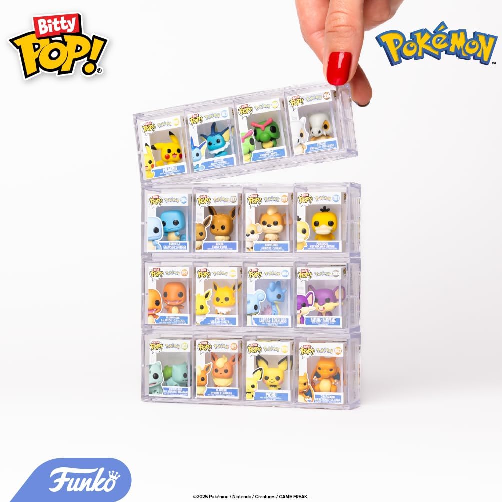 Bitty Pop! Pokémon Squirtle, Eevee, Growlithe, Psyduck Funko