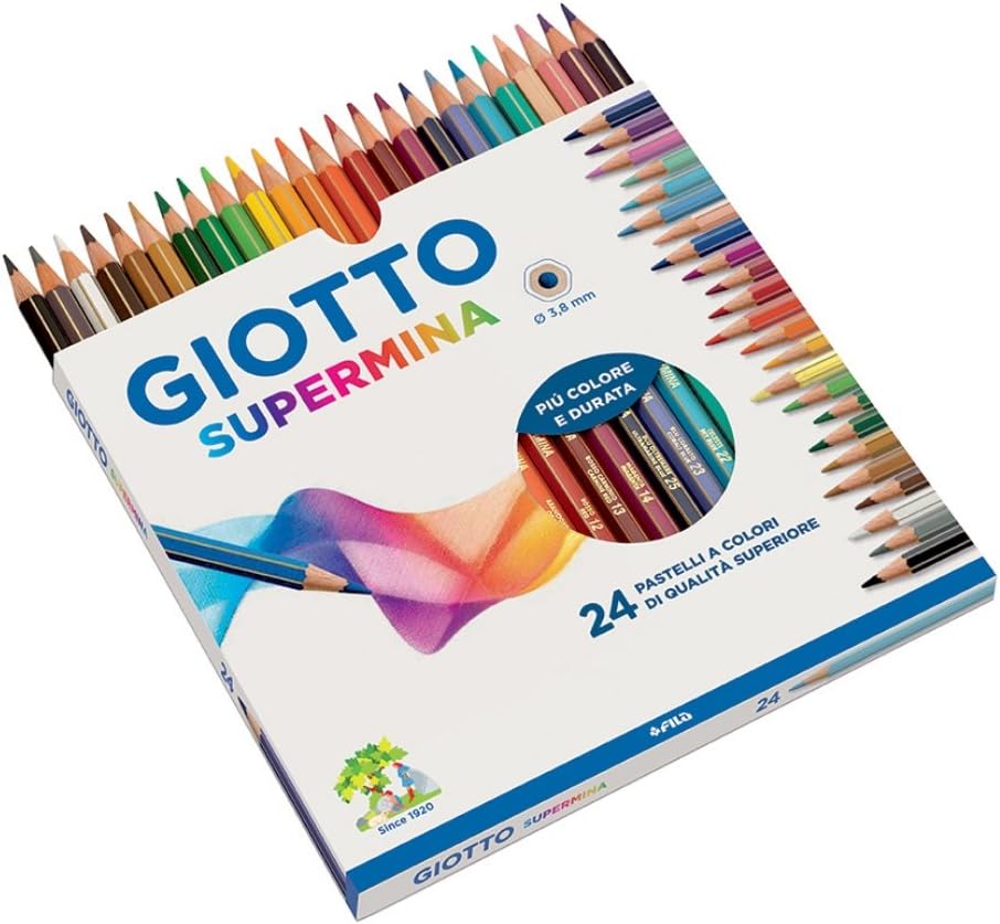 Supermina 24pz matite Pastelli Giotto