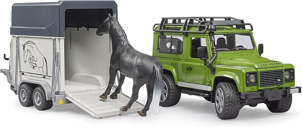 Land Rover Rimorchio Cavalli 02592 Bruder