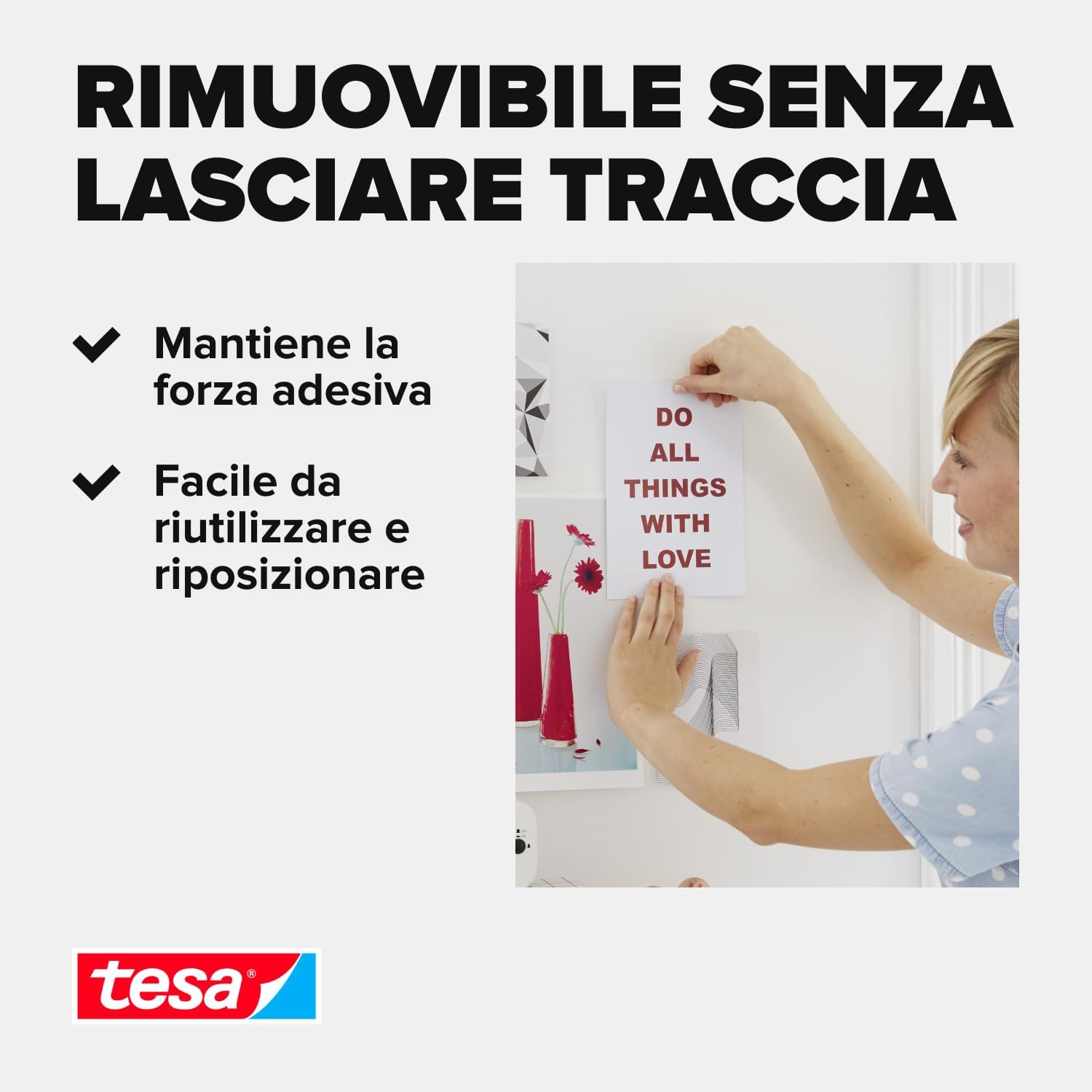 Gomma Pastiglie Adesive Putty Tesa