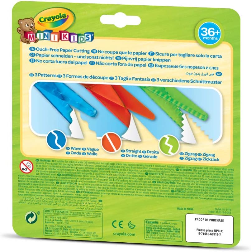 Forbici 3pz Mini Kids Crayola