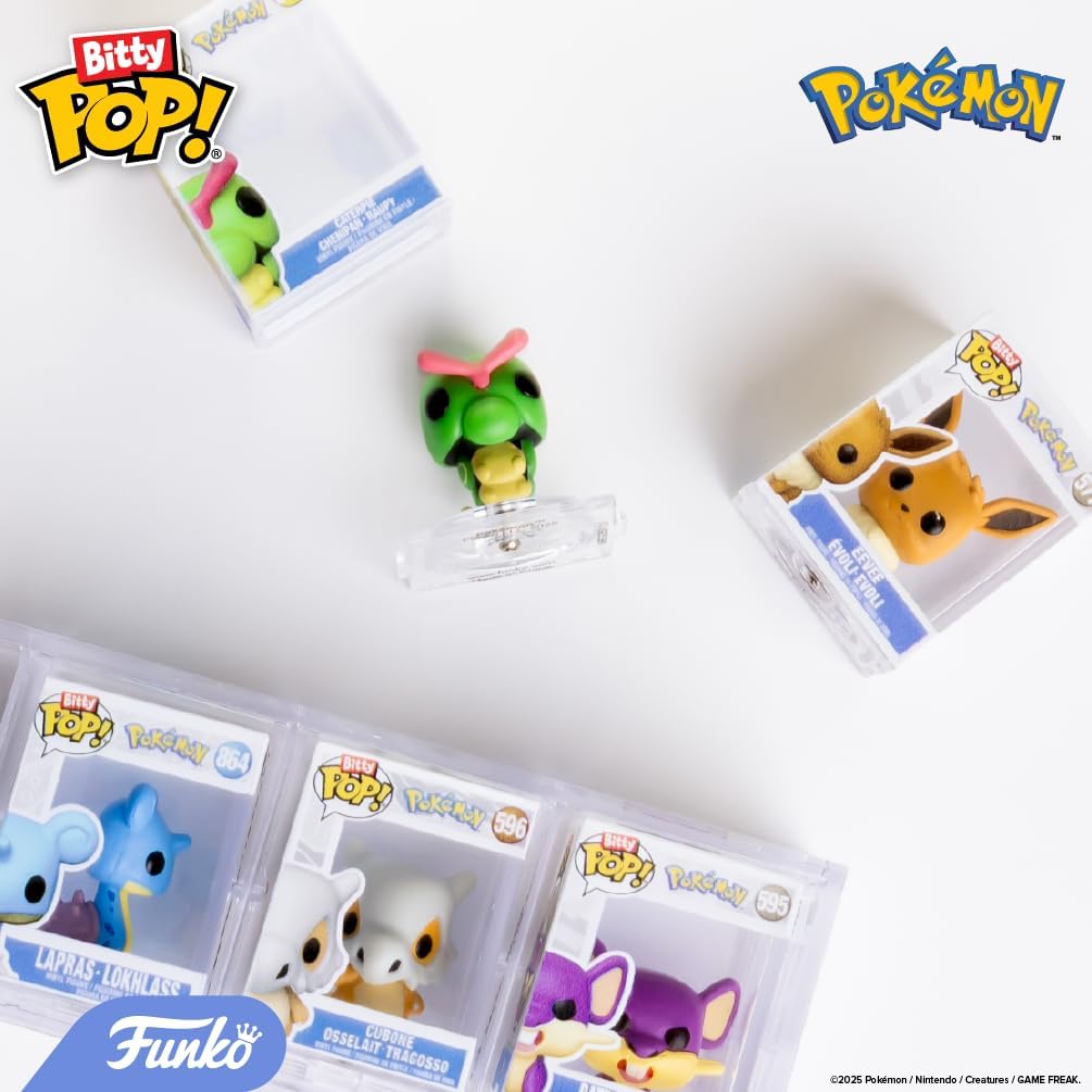 Bitty Pop! Pokémon Squirtle, Eevee, Growlithe, Psyduck Funko