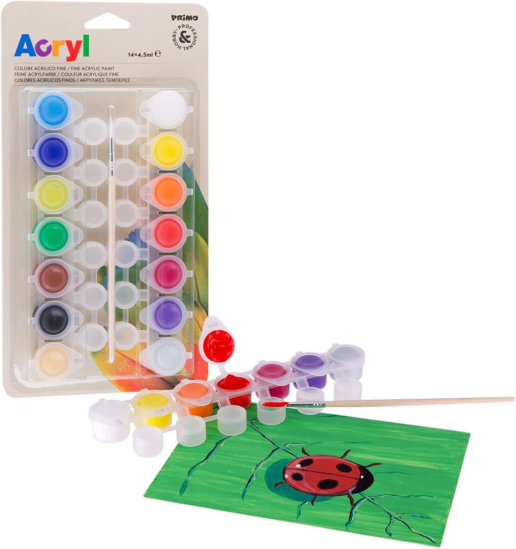 Colore Acrilico Fine 14pz Primo