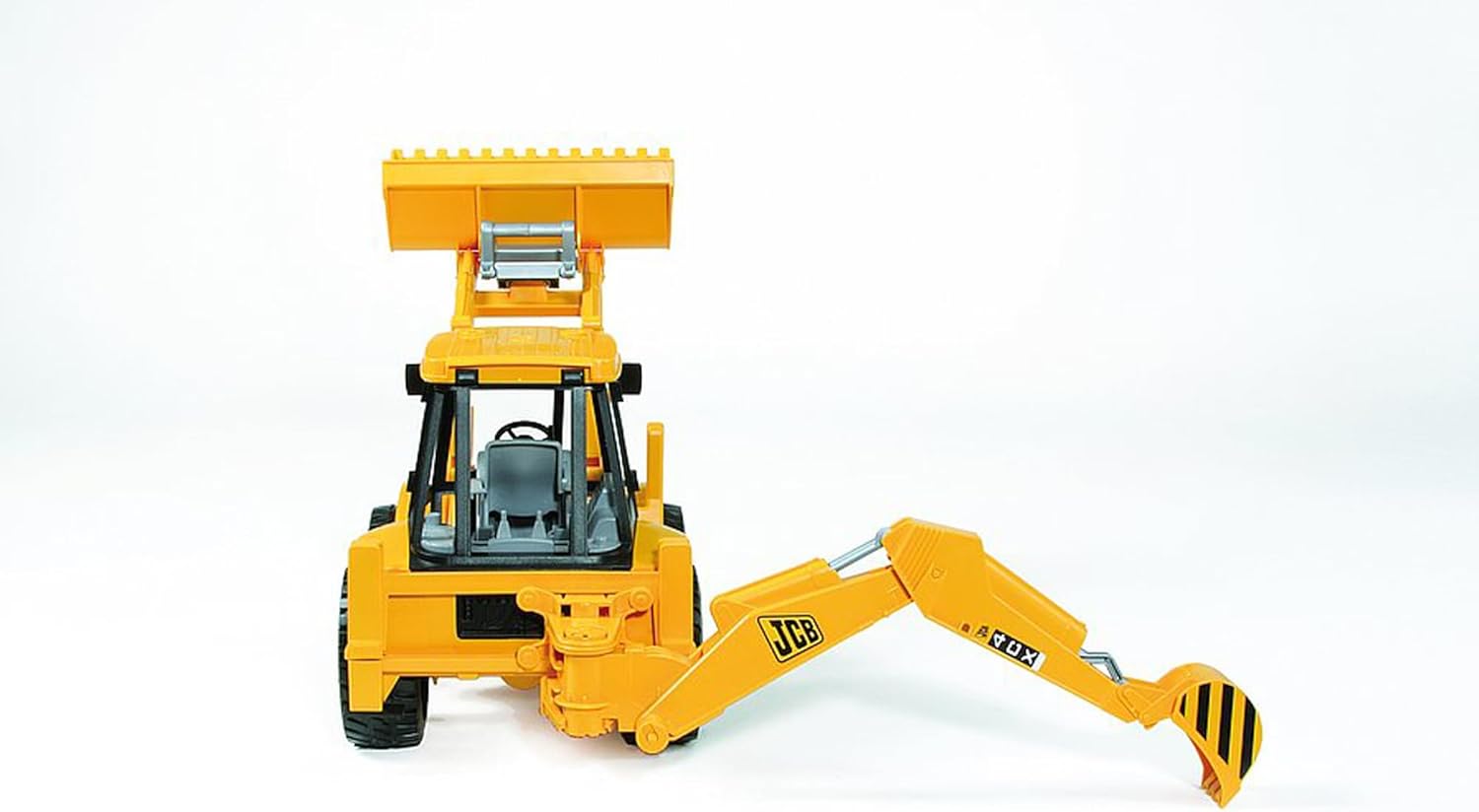 Terna JCB 4CX con benna frontale 02428 Bruder