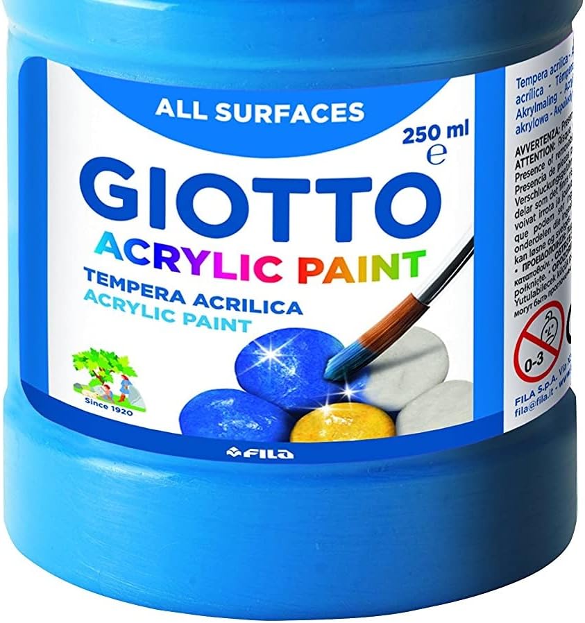 Tempera 250ml Ciano Acrilico Giotto