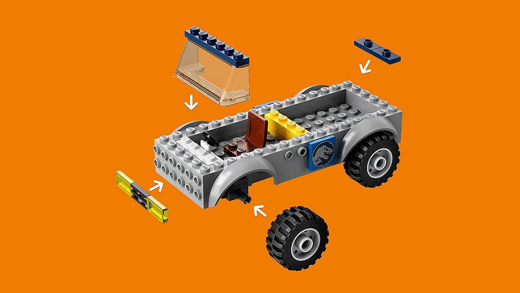 Lego Junior 10757 camion per soccorso velociraptor