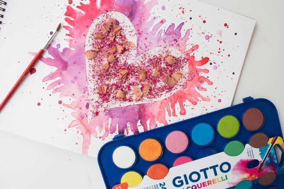 Acquerelli Tempere Ad Acquerello 24 colori Giotto