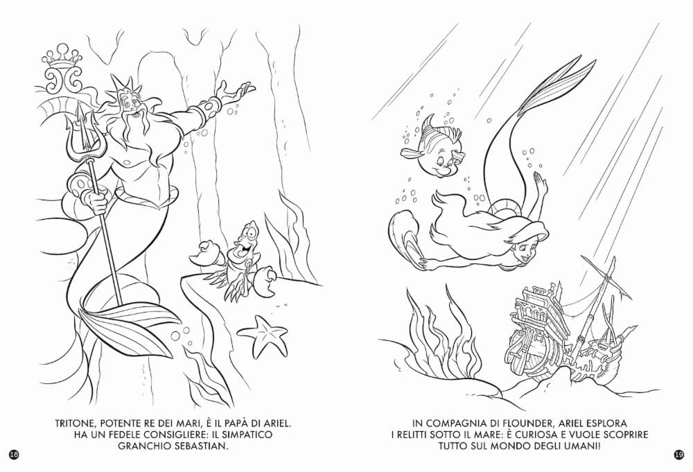 Principesse Disney. Tante storie da colorare e leggere